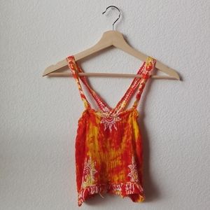 Homemade Crop Top Stretchy Back with Zipper